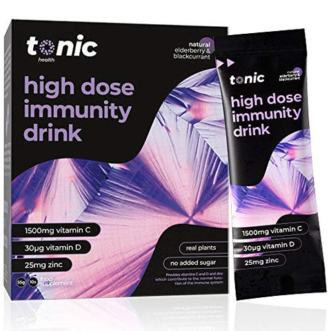 Tonic Health Elderberry & Blackcurrant immunity support 10 Sachet