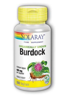 Solaray Organically Grown Burdock Root 100vcaps