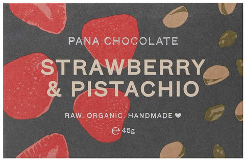 Pana Chocolate Pana Organic Strawberry & Pistachio 45g