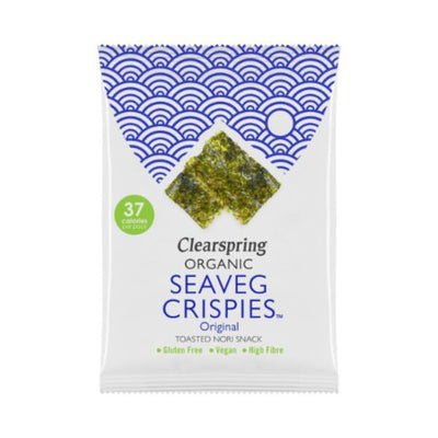 Clearspring Wholefoods Organic Seaveg Crispies - Original 8g (Pack of 15)