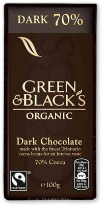 Green & Blacks Dark Choc 70% FT 90g (Pack of 15)