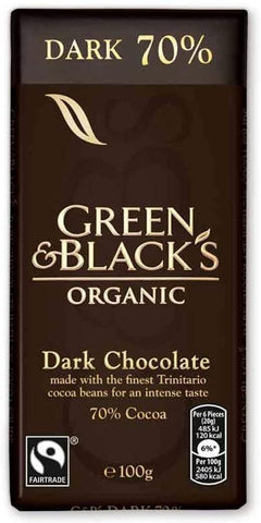 Green & Blacks Dark Choc 70% FT 90g (Pack of 15)