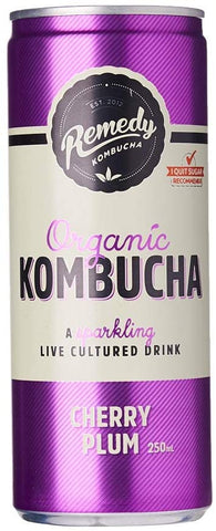 Remedy Kombucha Can Cherry Plum 250ml