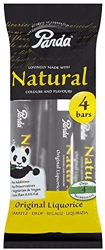 Panda Liquorice Raspberry Bar(4x32g) (Pack of 18)