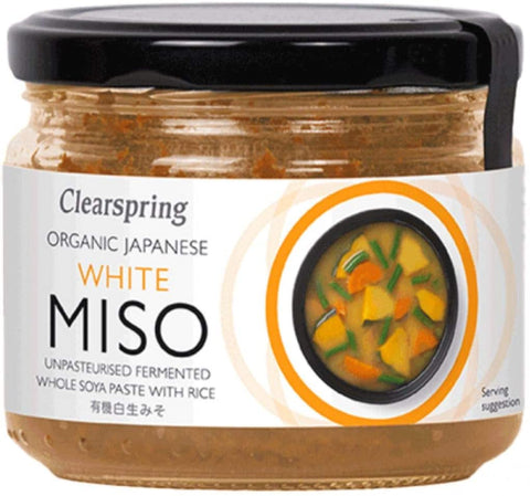 Clearspring Organic Japanese White Miso Jar (Unpastuerised) 270g