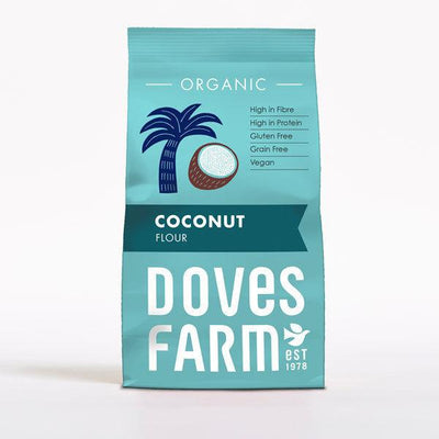 Doves Farm Organic Coconut Flour 500g (Pack of 4)