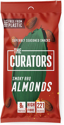 The Curators Smoky BBQ Almonds 35g (Pack of 12)