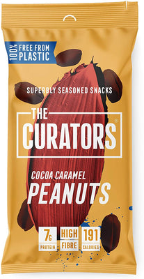 The Curators Cocoa Caramel Peanuts 35g (Pack of 12)