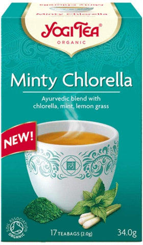 Yogi Teas - Ayurvedic Organic Minty Chlorella 17bags