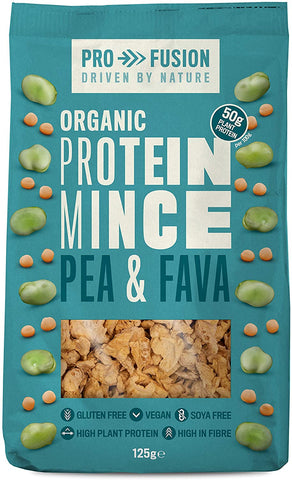 Profusion Organic Protein Mince Pea & Fava - Vegan 125g (Pack of 12)