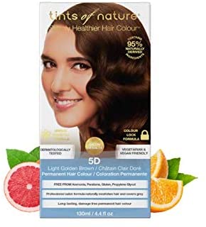 Tints of Nature Natural 5D Light Golden Brown Permanent Hair Colourant 130ml
