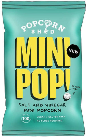 Popcorn Shed Ltd Mini Pop Salt & Vinegar 22g (Pack of 24)