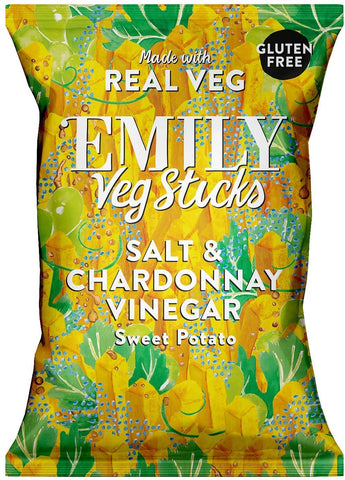 Emily Sweet Potato Sticks Salt & Chardonnay Vinegar 35g (Pack of 12)