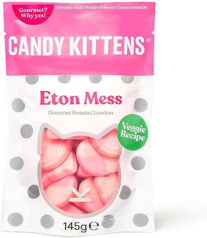 Candy Kittens Eton Mess Gourmet Sweets 145g (Pack of 7)