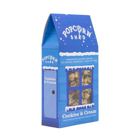 Popcorn Shed Ltd Cookies & Cream Popcorn Shed 80g (Pack of 10)