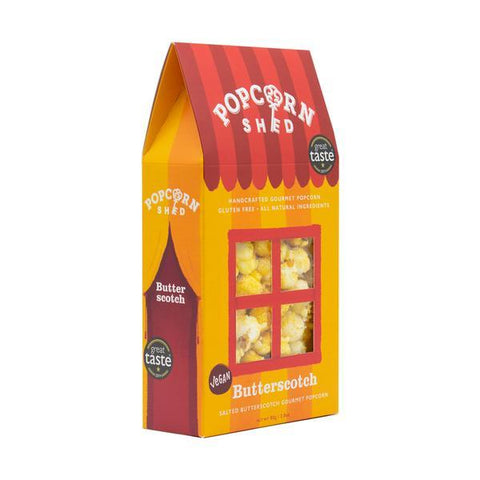 Popcorn Shed Ltd Butterscotch Popcorn Shed 80g (Pack of 10)