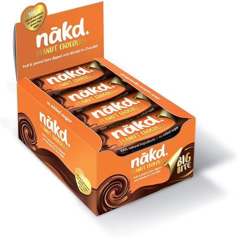Nakd Bars Peanut Chocolish Big Bite 50g (Pack of 16)