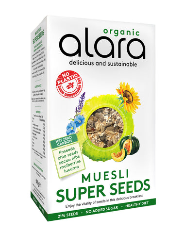 Alara Organic Super Seeds Muesli 500g (Pack of 6)