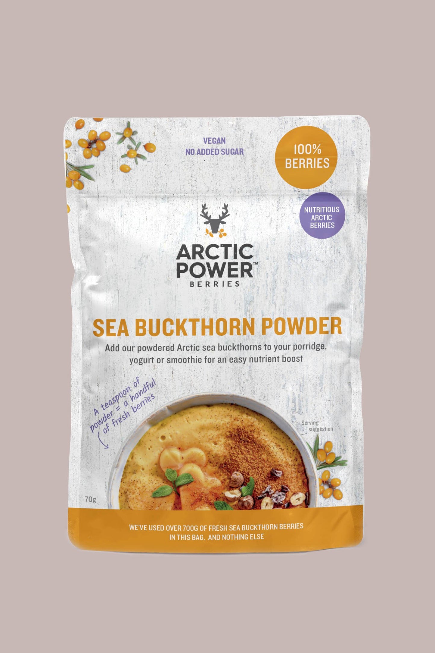 Arctic Power Berries Sea Buckthorn Powder 70g