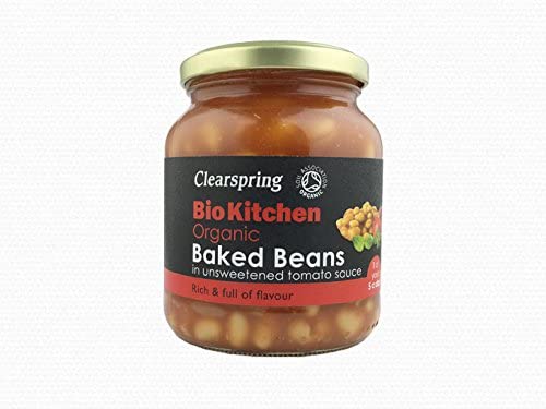 Clearspring Wholefoods Organic Baked Beans (Unsweetened) 350g (Pack of 6)