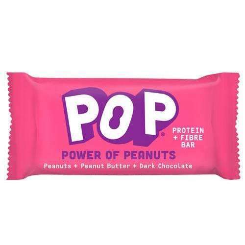 Power Of Peanuts Protein+Fibre Bar Peanuts + Peanut Butter + Dark Chocolate 40g (Pack of 16)