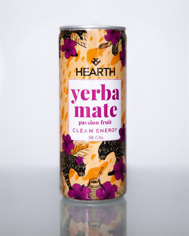 Hearth Passion Fruit Yerba Mate 250ml (Pack of 24)