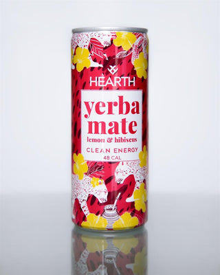 Hearth Lemon Hibiscus Yerba Mate 250ml (Pack of 24)