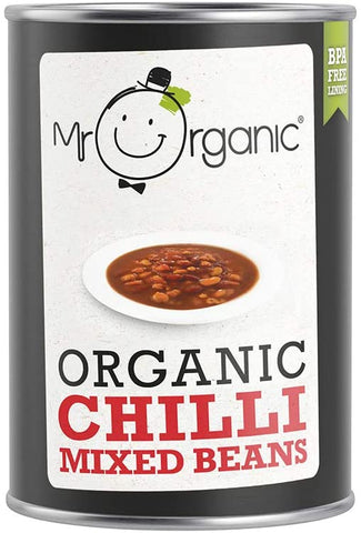 Mr Organic Organic Chilli Mixed Beans 400g (Pack of 12)