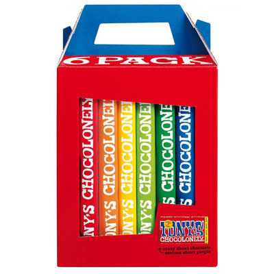 Tony'S Chocolonely Rainbow Pack Classics 6 (Pack of 6)