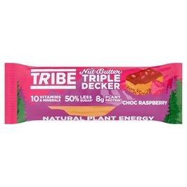 Tribe Triple Decker Choc Raspberry 40g (Pack of 12)