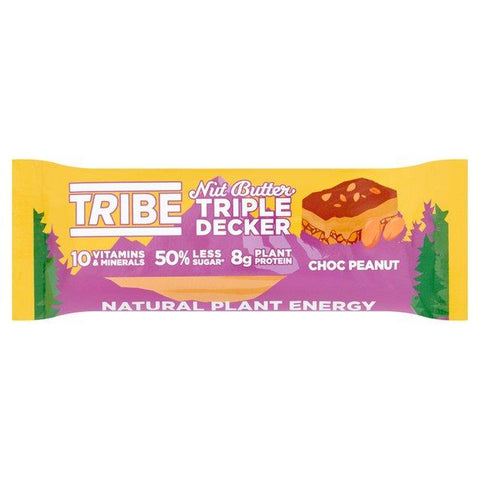 Tribe Triple Decker Choc Peanut Butter 40g (Pack of 12)