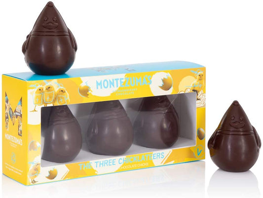 Montezuma'S Chocolate Dark Three Chicklateers 225g