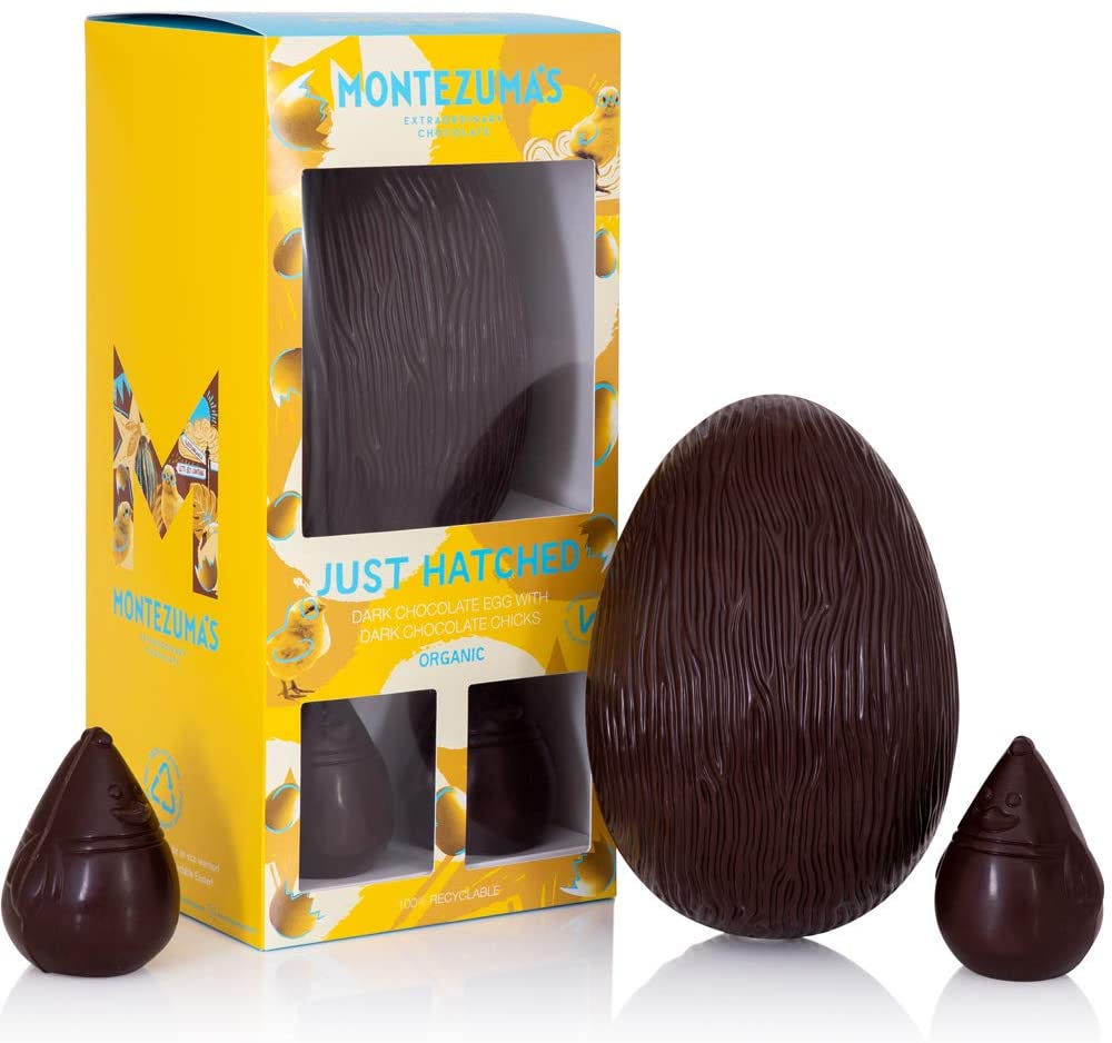 Montezuma'S Chocolate Dark Giant Egg with Chicks 600g