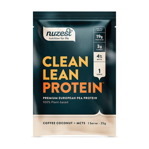 Nuzest Clean Lean Protein Individual Sachet Coconut Coffee & MCTs 25g