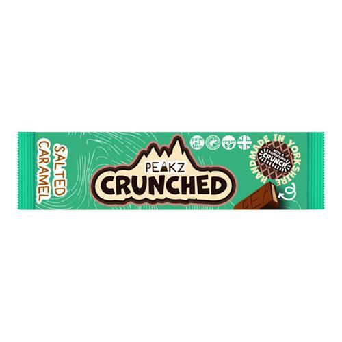 Peakz Salted Caramel Chocolate Biscuit Bar 40g (Pack of 12)