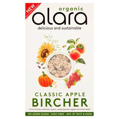 Alara Organic Bircher Apple & Cinnamon 650g (Pack of 6)
