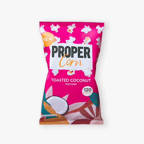 Propercorn Toasted Coconut Sharing 90g (Pack of 8)
