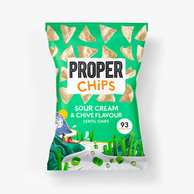 Properchips Sour Cream & Chive Sharing 85g (Pack of 8)