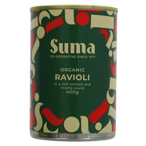Suma Wholefoods Ricotta Ravioli Og 400g (Pack of 6)