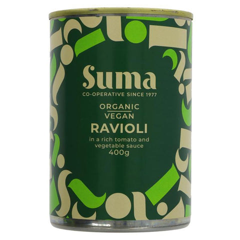 Suma Wholefoods Veg Ravioli Og 400g (Pack of 6)