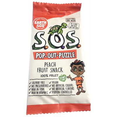 Earth & Co Sos SOS Peach Pop Out Puzzle 20g (Pack of 20)