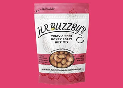 Hr Buzzby'S Zingy Ginger Honey Roast Nut Mix 140g