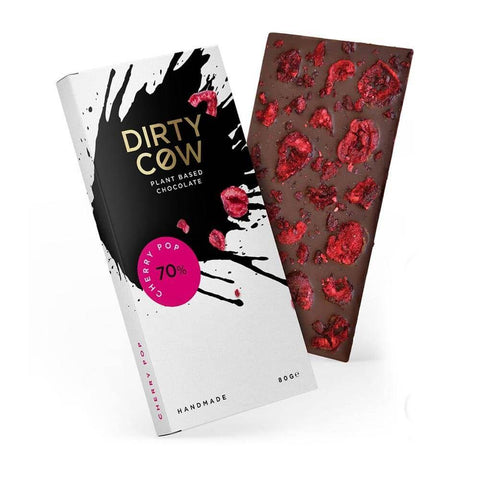 Dirty Cow Chocolate Cherry Pop 80g (Pack of 12)