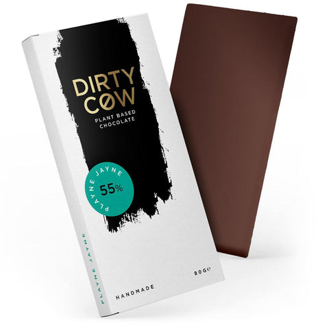 Dirty Cow Chocolate Playne Jayne 80g (Pack of 12)