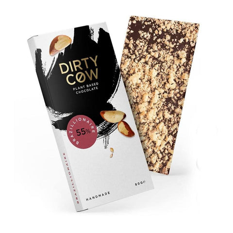 Dirty Cow Chocolate Brazillionaire 80g (Pack of 12)