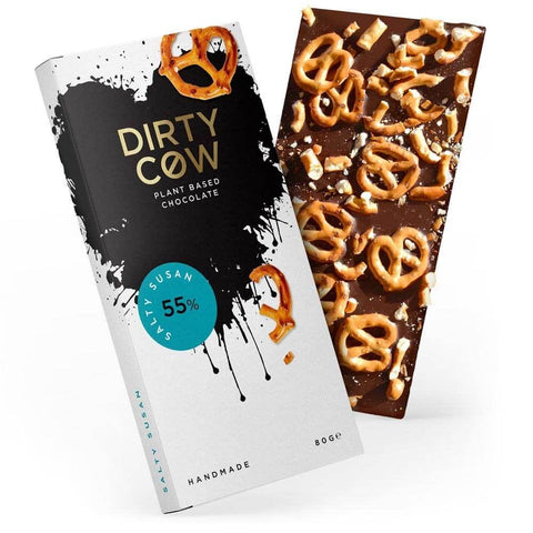 Dirty Cow Chocolate Salty Susan 80g (Pack of 12)