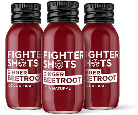 Fighter Shots Ginger + Beetroot 60ml (Pack of 12)