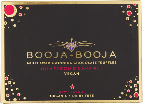 Booja Booja - Vegan Gluten Fre Organic Honeycomb Caramel Chocolate Truffles 92g