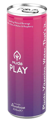 Mude Mude Play - With A Hint Of Melon & Raspberry 330ml (Pack of 12)