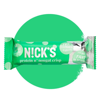 Nick'S Protein Bar Nougat Crisp 50g (Pack of 12)